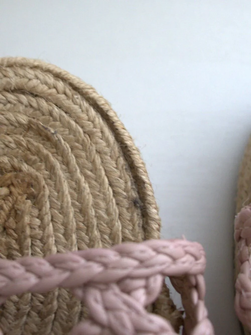 SCHUTZ Pink Braided Lace-Up Espadrille Flatform Sandals Size 8B
